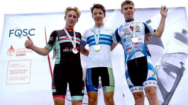 Deux athlètes de l’Équipe Vélo Mauricie sacrés « Champions québécois sur route »