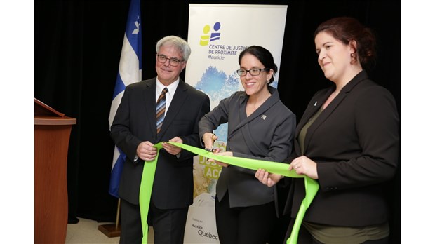 Inauguration du Centre de justice de proximité de la Mauricie