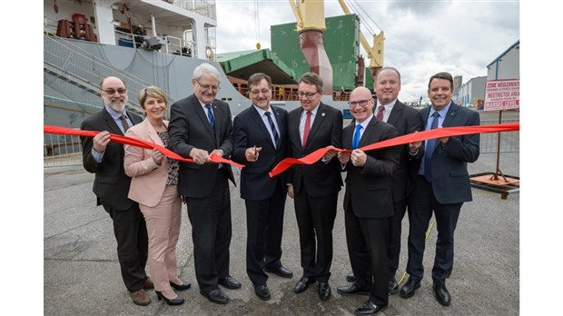 Inauguration du Terminal de marchandises générales au Port de Trois-Rivières