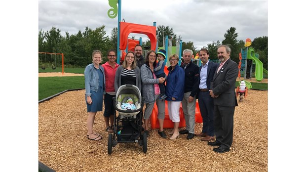 Bécancour inaugure un parc au Domaine de la Tour 