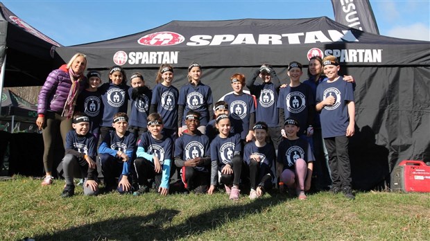 Les élèves du CMI affrontent la course à obstacles Spartan Kids 