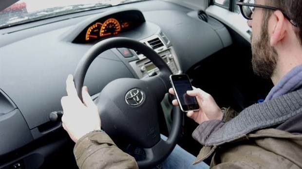 Cellulaire au volant : 8 arrestations en moins de deux heures à Saint-Célestin