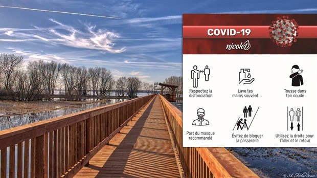Réouverture de la passerelle du parc écomaritime de l'Anse-du-Port