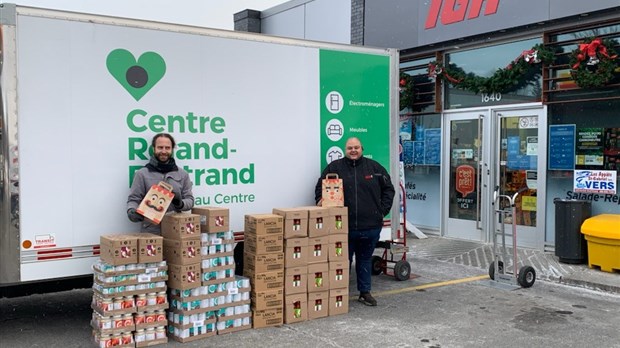 10 000 $ de denrées alimentaires amassées grâce aux entreprises de la région 