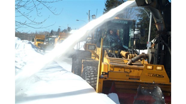 Les opérations pour l’entretien hivernal se poursuivent à Shawinigan