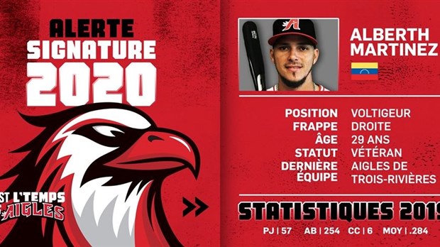 Baseball : le retour d’impact d'Alberth Martinez 