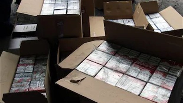 Contrebande de tabac: 80 000 cigarettes retrouvées