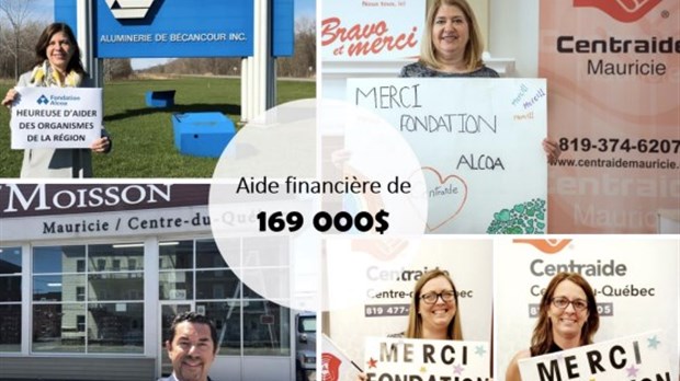 La Fondation Alcoa accorde une aide de 169 000$ à deux organismes de la Mauricie
