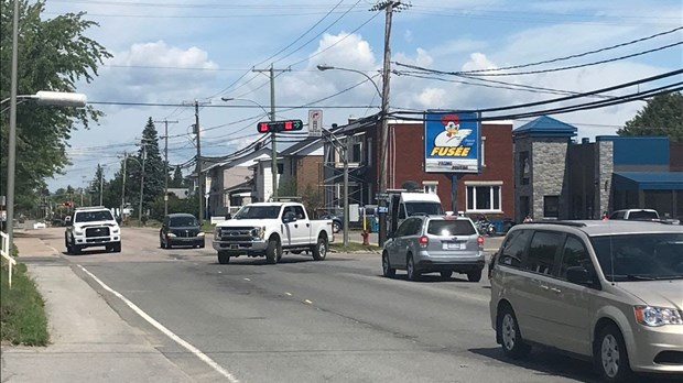 La Tuque:  importants travaux à l'intersection de Ducharme et Bellevue