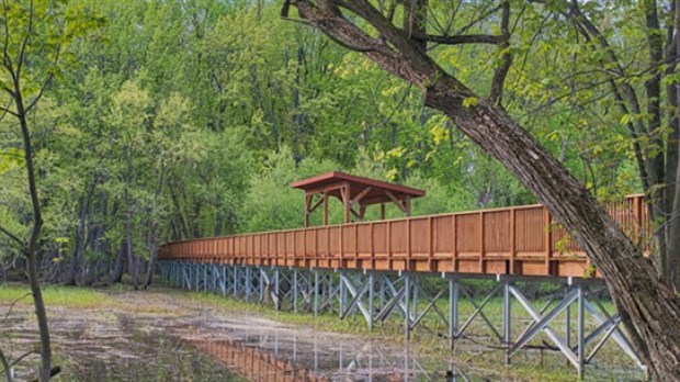 La Ville de Nicolet confirme la fermeture complète de la passerelle