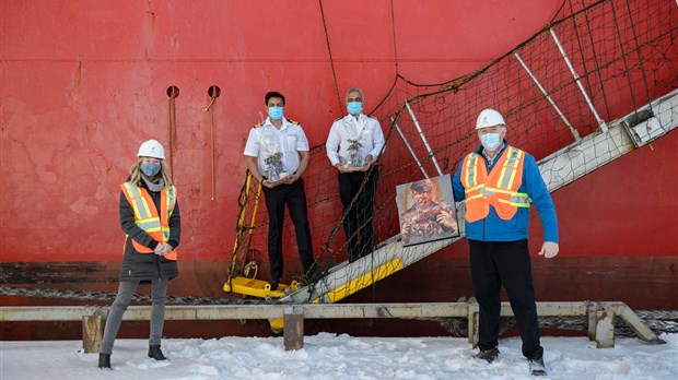 Le Port de Trois-Rivières accueille son premier navire de l’année 2021