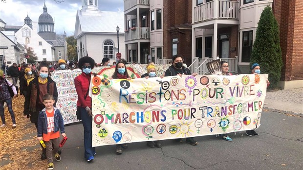 Marche mondiale des femmes : plus de 250 participants à Trois-Rivières