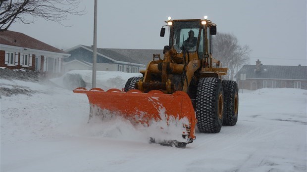 Les opérations de déneigement se poursuivent à Shawinigan