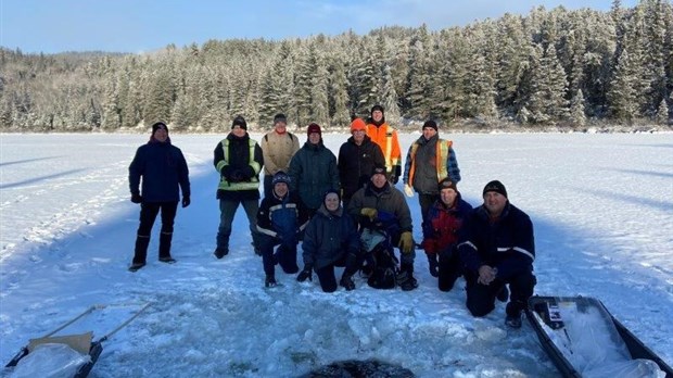 Le lac du Pendu ensemencé pour la pêche sur glace