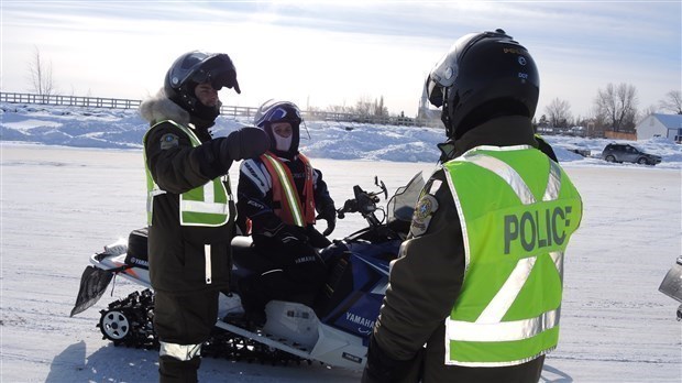 Une présence policière augmentée sur les sentiers de la région