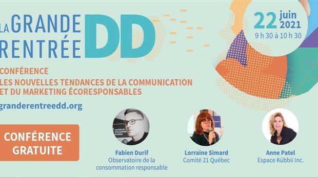 La communication et le marketing écoresponsables au coeur d’une conférence