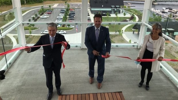 Inauguration officielle du site de la Marina de Grand- Mère, du parc des Papetiers et de la Tour d’observation