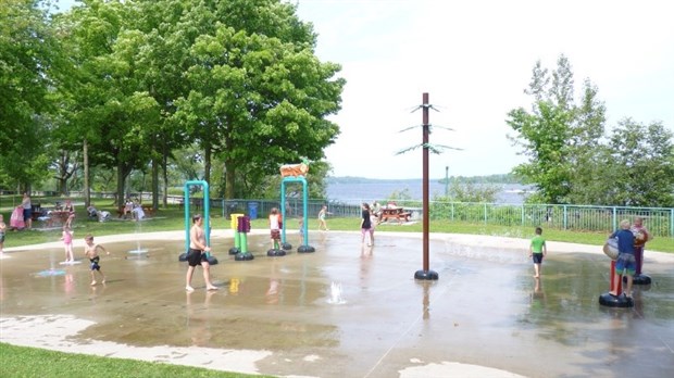 Les jeux d’eau au parc du Saint-Maurice temporairement fermés