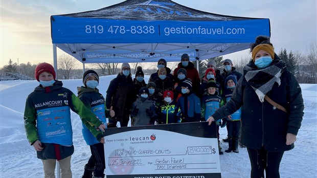 Un chèque de 8 400 $ à Leucan Mauricie-et-Centre-du-Québec