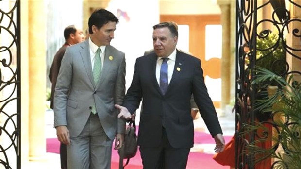 Justin Trudeau et François Legault tiendront une rencontre de travail le 16 décembre