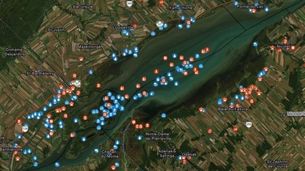 Un répertoire de projets réalisés au lac Saint-Pierre