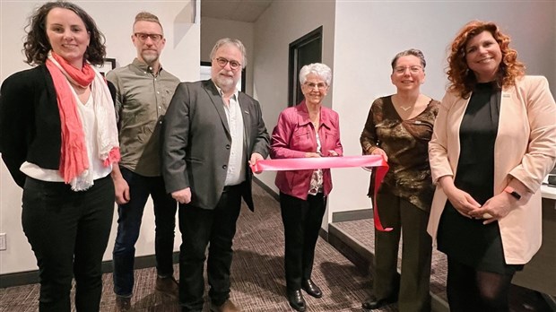 Nicolet inaugure la salle Suzanne-Lefebvre-Rousseau