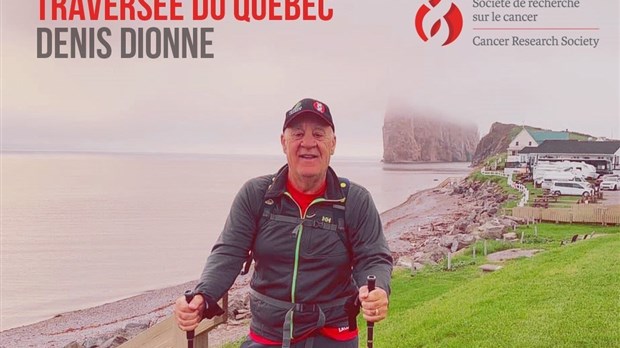 Denis Dionne marchera 1250 km pour la recherche sur le cancer