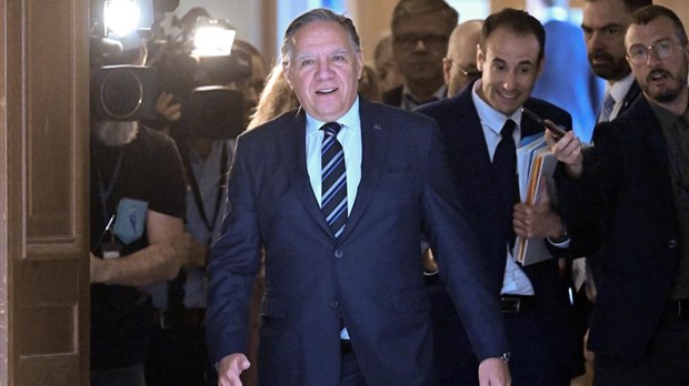 François Legault obtient 98,61 % à son vote de confiance