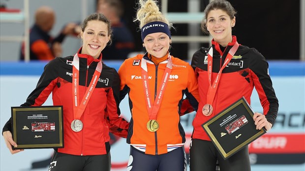 L'argent pour la patineuse de vitesse Florence Brunelle en Chine