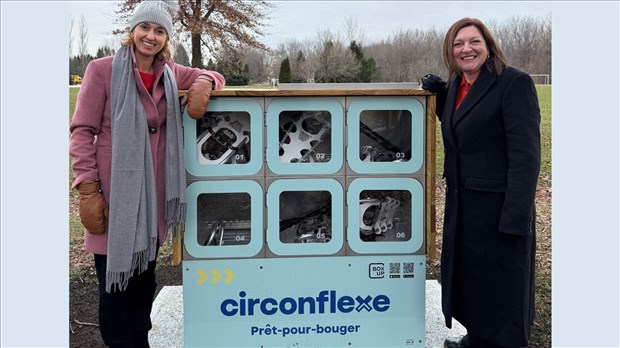 Du matériel de sport et de loisir au parc de la rivière Bécancour