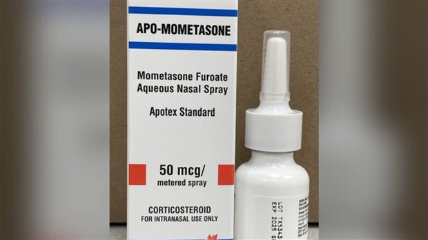 Rappel du vaporisateur nasal APO-Mometasone