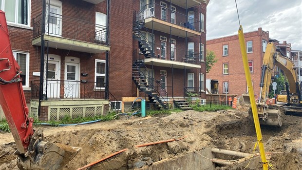 Les travaux vont bon train sur la rue Sainte-Cécile et les rues avoisinantes