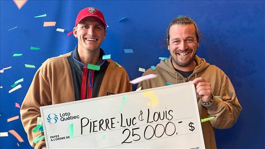 Deux compagnons de chantier de la Mauricie remportent un lot Québec Max