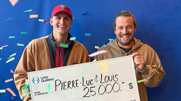 Deux compagnons de chantier de la Mauricie remportent un lot Québec Max