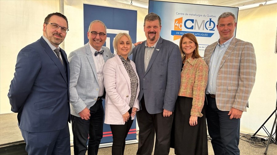 Le Centre de métallurgie du Québec célèbre ses 40 ans 