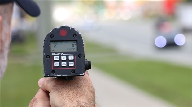Les corps policiers du Québec en mode surveillance de la vitesse