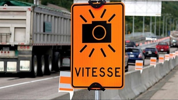 Surveillance par radar photo mobile sur le chantier du pont Laviolette