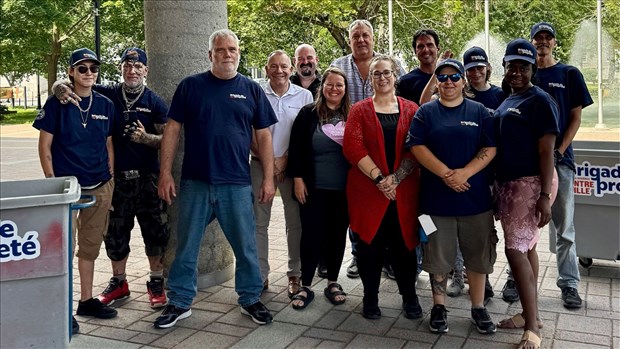 Le centre-ville de Trois-Rivières a sa propre brigade de propreté